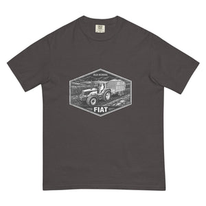 The Tractor Mugs Store Graphite / S FIATAGRI F140 OLD SCHOOL FIAT Moose | Unisex Premium T-shirt Quality Farmers Merch