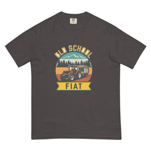 The Tractor Mugs Store Graphite / S FIATAGRI F140 OLD SCHOOL FIAT Outdoor | Unisex Premium T-shirt Quality Farmers Merch