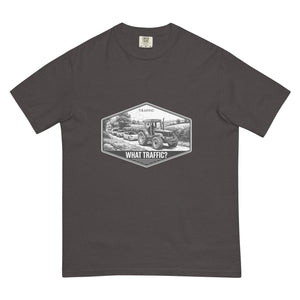 The Tractor Mugs Store Graphite / S FIATAGRI F140 TRAFFIC WHAT TRAFFIC? Moose | Unisex Premium T-shirt Quality Farmers Merch