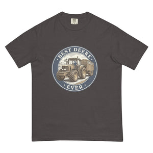 The Tractor Mugs Store Graphite / S John Deere 6930 BEST DEERE EVER Engraving | Unisex Premium T-shirt Quality Farmers Merch