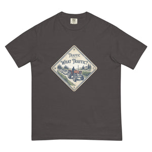 The Tractor Mugs Store Graphite / S Massey Ferguson 135 TRAFFIC WHAT TRAFFIC? Heritage | Unisex Premium T-shirt Quality Farmers Merch