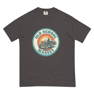 The Tractor Mugs Store Graphite / S Massey Ferguson 35X OLD SCHOOL MASSEY Retro | Unisex Premium T-shirt Quality Farmers Merch