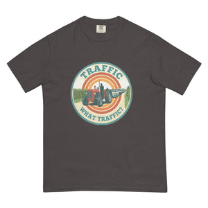 The Tractor Mugs Store Graphite / S Massey Ferguson 35X TRAFFIC WHAT TRAFFIC? Retro | Unisex Premium T-shirt Quality Farmers Merch
