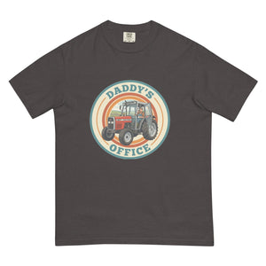 The Tractor Mugs Store Graphite / S Massey Ferguson 390T DADDY'S OFFICE Retro | Unisex Premium T-shirt Quality Farmers Merch