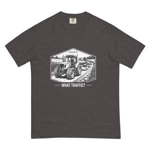 The Tractor Mugs Store Graphite / S Massey Ferguson 6480 TRAFFIC WHAT TRAFFIC? Moose | Unisex Premium T-shirt Quality Farmers Merch