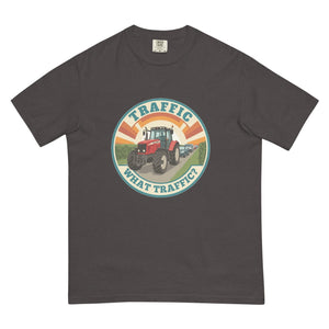 The Tractor Mugs Store Graphite / S Massey Ferguson 6480 TRAFFIC WHAT TRAFFIC? Retro | Unisex Premium T-shirt Quality Farmers Merch