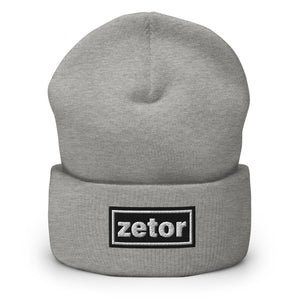 The Tractor Mugs Store Heather Grey OASIS Style 'Zetor' | Cuffed Beanie Quality Farmers Merch