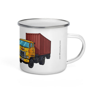 The Tractor Mugs Store HINO HE Artic | Enamel Mug Quality Farmers Merch