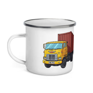 The Tractor Mugs Store HINO HE Artic | Enamel Mug Quality Farmers Merch