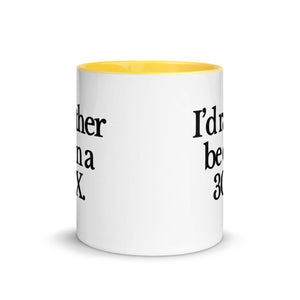 The Tractor Mugs Store I'D RATHER BE ON A 3CX | Mug with Color Inside Quality Farmers Merch