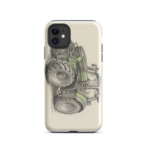 The Tractor Mugs Store iPhone 11 Deutz-Fahr 9340 Pencil Sketch | Tough Case for iPhone® Quality Farmers Merch
