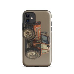 The Tractor Mugs Store iPhone 11 FIAT 110-90 DT Oil Painting | Tough Case for iPhone® Quality Farmers Merch