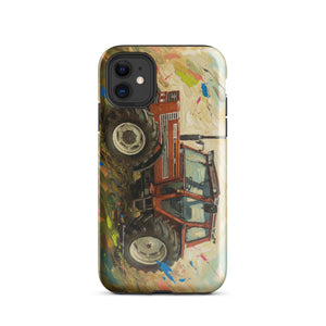 The Tractor Mugs Store iPhone 11 FIAT 110-90 DT Splash Art | Tough Case for iPhone® Quality Farmers Merch