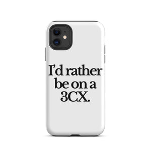 The Tractor Mugs Store iPhone 11 I'D RATHER BE ON A 3CX | Tough Case for iPhone® Quality Farmers Merch