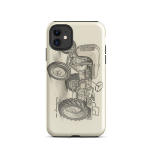 The Tractor Mugs Store iPhone 11 Porsche Diesel A111 Pencil Sketch | Tough Case for iPhone® Quality Farmers Merch