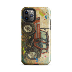 The Tractor Mugs Store iPhone 11 Pro FIAT 110-90 DT Splash Art | Tough Case for iPhone® Quality Farmers Merch
