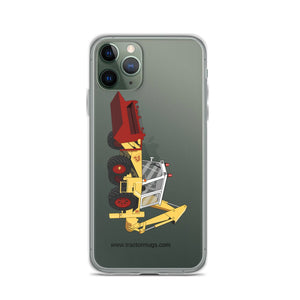 The Tractor Mugs Store iPhone 11 Pro JCB 3D (1975) | Clear Case for iPhone® Quality Farmers Merch