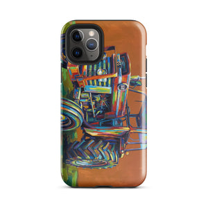 The Tractor Mugs Store iPhone 11 Pro Massey Ferguson 168 | Splash Art Tough Case for iPhone® Quality Farmers Merch