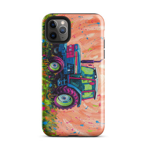 The Tractor Mugs Store iPhone 11 Pro Max Ford 6640 Splash Art | Tough Case for iPhone® Quality Farmers Merch