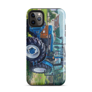 The Tractor Mugs Store iPhone 11 Pro Max Ford 7840 Splash Art | Tough Case for iPhone® Quality Farmers Merch