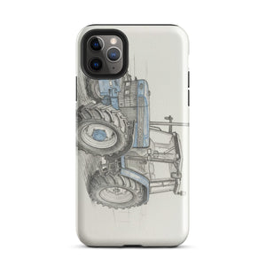 The Tractor Mugs Store iPhone 11 Pro Max Ford 8340 Pencil-Sketch | Tough Case for iPhone® Quality Farmers Merch