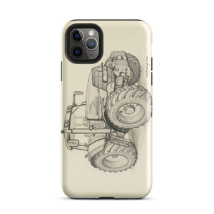 The Tractor Mugs Store iPhone 11 Pro Max McCormick MTX 200 Pencil Sketch | Tough Case for iPhone® Quality Farmers Merch