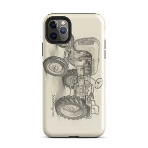 The Tractor Mugs Store iPhone 11 Pro Max Porsche Diesel A111 Pencil Sketch | Tough Case for iPhone® Quality Farmers Merch