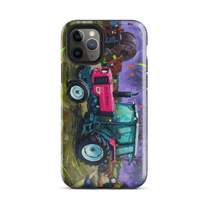 The Tractor Mugs Store iPhone 11 Pro Renault 65-32 MX Splash Art | Tough Case for iPhone® Quality Farmers Merch