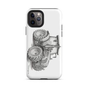 The Tractor Mugs Store iPhone 11 Pro SAME Explorer 105 (Stage V) Pencil Sketch | Tough Case for iPhone® Quality Farmers Merch