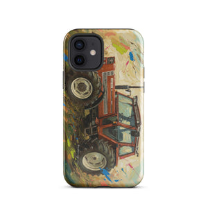 The Tractor Mugs Store iPhone 12 FIAT 110-90 DT Splash Art | Tough Case for iPhone® Quality Farmers Merch