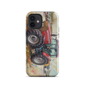The Tractor Mugs Store iPhone 12 McCormick MTX 150 Signature Edition Splash Art | Tough Case for iPhone® Quality Farmers Merch