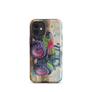The Tractor Mugs Store iPhone 12 mini Deutz-Fahr 9340 Splash Art | Tough Case for iPhone® Quality Farmers Merch
