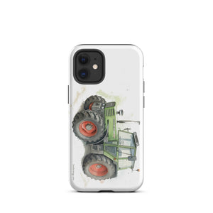 The Tractor Mugs Store iPhone 12 mini Fendt 308 LSA 4WD Watercolor | Tough Case for iPhone® Quality Farmers Merch