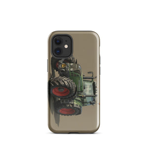 The Tractor Mugs Store iPhone 12 mini Fendt Favorit 818 Oil Painting | Tough Case for iPhone® Quality Farmers Merch