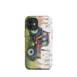 The Tractor Mugs Store iPhone 12 mini FIAT 90-90 DT Splash Art | Tough Case for iPhone® Quality Farmers Merch