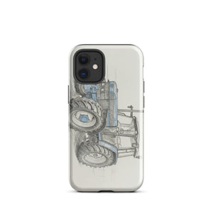 The Tractor Mugs Store iPhone 12 mini Ford 8340 Pencil-Sketch | Tough Case for iPhone® Quality Farmers Merch