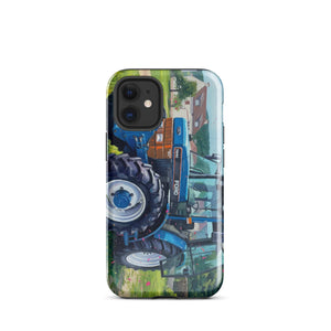 The Tractor Mugs Store iPhone 12 mini Ford 8340 Splash Art | Tough Case for iPhone® Quality Farmers Merch