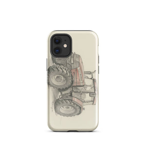 The Tractor Mugs Store iPhone 12 mini McCormick MTX 150 Signature Edition Pencil Sketch | Tough Case for iPhone® Quality Farmers Merch