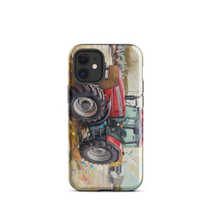 The Tractor Mugs Store iPhone 12 mini McCormick MTX 150 Signature Edition Splash Art | Tough Case for iPhone® Quality Farmers Merch