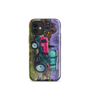 The Tractor Mugs Store iPhone 12 mini Renault 65-32 MX Splash Art | Tough Case for iPhone® Quality Farmers Merch