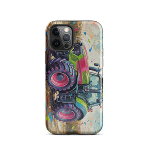 The Tractor Mugs Store iPhone 12 Pro Deutz-Fahr 9340 Splash Art | Tough Case for iPhone® Quality Farmers Merch