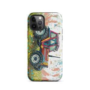 The Tractor Mugs Store iPhone 12 Pro FIAT 90-90 DT Splash Art | Tough Case for iPhone® Quality Farmers Merch