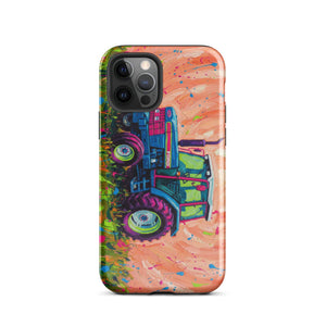 The Tractor Mugs Store iPhone 12 Pro Ford 6640 Splash Art | Tough Case for iPhone® Quality Farmers Merch