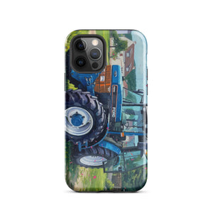 The Tractor Mugs Store iPhone 12 Pro Ford 7840 Splash Art | Tough Case for iPhone® Quality Farmers Merch