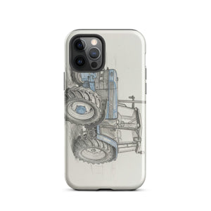 The Tractor Mugs Store iPhone 12 Pro Ford 8340 Pencil-Sketch | Tough Case for iPhone® Quality Farmers Merch