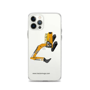 The Tractor Mugs Store iPhone 12 Pro JCB 370 LC | Clear Case for iPhone® Quality Farmers Merch