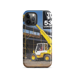 The Tractor Mugs Store iPhone 12 Pro JCB Loadall 530 Brochure | Tough Case for iPhone® Quality Farmers Merch