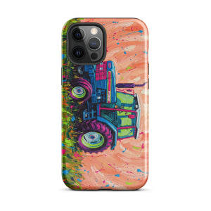 The Tractor Mugs Store iPhone 12 Pro Max Ford 6640 Splash Art | Tough Case for iPhone® Quality Farmers Merch