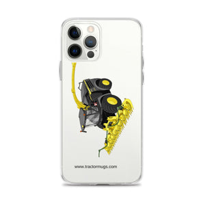 The Tractor Mugs Store iPhone 12 Pro Max John Deere 8800 Black Beauty Silage Harvester | Clear Case for iPhone® Quality Farmers Merch