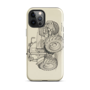 The Tractor Mugs Store iPhone 12 Pro Max McCormick MTX 200 Pencil Sketch | Tough Case for iPhone® Quality Farmers Merch